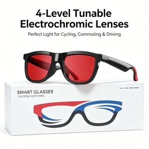 Fashion SmartGlasses Electrochromic Lenses Voice Touch Control AI