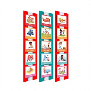 Cross-Border Children's Paper Visual Time Chart Non-Verbal Communication Visual Aid Schedule Planning Daily Cards