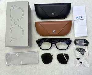 M02 Pro Max AI Smart Glasses ChatGPT Video Recording Translation