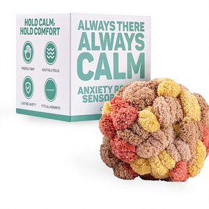 Sensory Toy Dementia Alzheimers Plush Fidget Ball Seniors Adults Calming Anxiety Relief Busy Hands Tactile Activity Aid